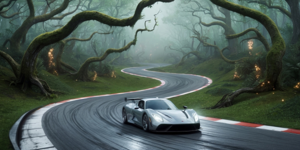 Navigating Nature's Labyrinth: A Journey Through an Enchanted Racing Realm