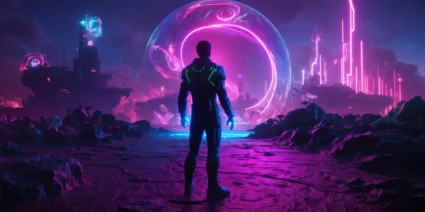 Neon Realms: Bridging Interactive Worlds and Cinematic Futures