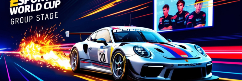 Rennsport Turmoil: Porsche Leads While V.P Faces Elimination in Esports World Cup Group Stage