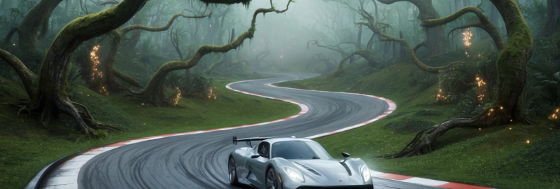 Navigating Nature's Labyrinth: A Journey Through an Enchanted Racing Realm