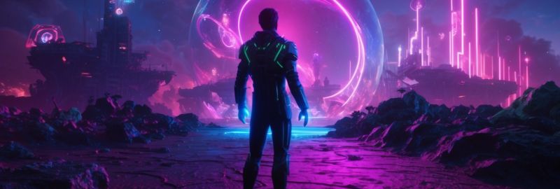 Neon Realms: Bridging Interactive Worlds and Cinematic Futures