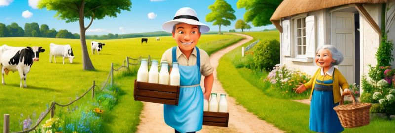 Charming Summer Quest: The Heartwarming Milk Delivery Adventure