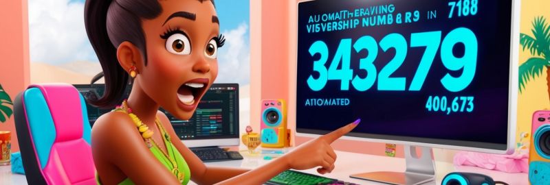 Caribbean Streamer's Record-Breaking Broadcast Exposes Automated Viewership Surge